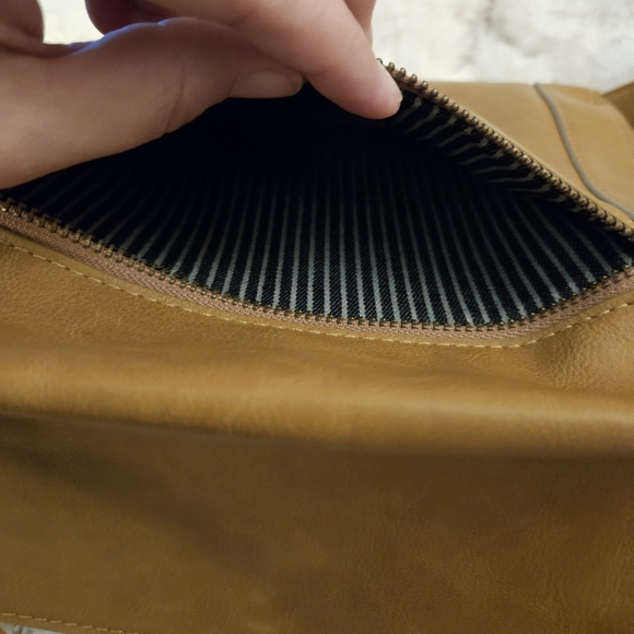 Joy Susan-Liana Tan Leather Crossbody - Picture 9 of 9